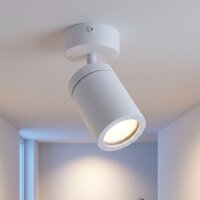 Wandlampe Weiß Ø 7 cm klein schwenkbar GU10...