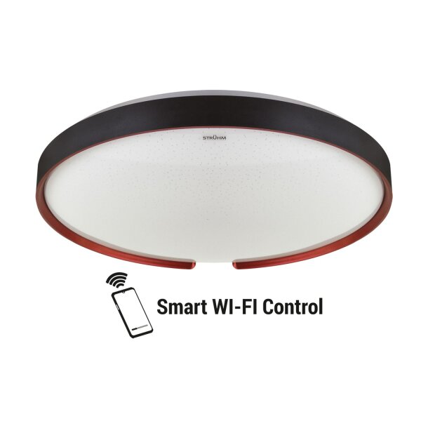 Smart Home Deckenlampe IP44 Dimmbar 3 Lichtmodi Ø 49 cm LED
