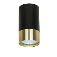 Deckenlampe klein Ø 5,5 cm H: 10 cm Schwarz Gold...