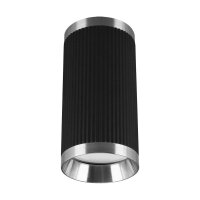 Deckenleuchte Schwarz Chrom GU10 Ø 5,5 cm H: 11 cm...