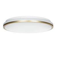 LED Deckenleuchte Weiß Gold Ø 33 cm rund...