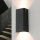 Up Down Wandlampe Graphit GU10 Metall BERGEN