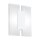 Applique murale LED Metrass 2 blanc 2-Flmg