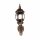 Außen Wandlampe Rustikal E27 H: 54 cm in Kupfer Antik