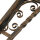 Wandfackel IP44 H: 77,5 cm Schwarz-Kupfer Rustikal E27 CASTLE