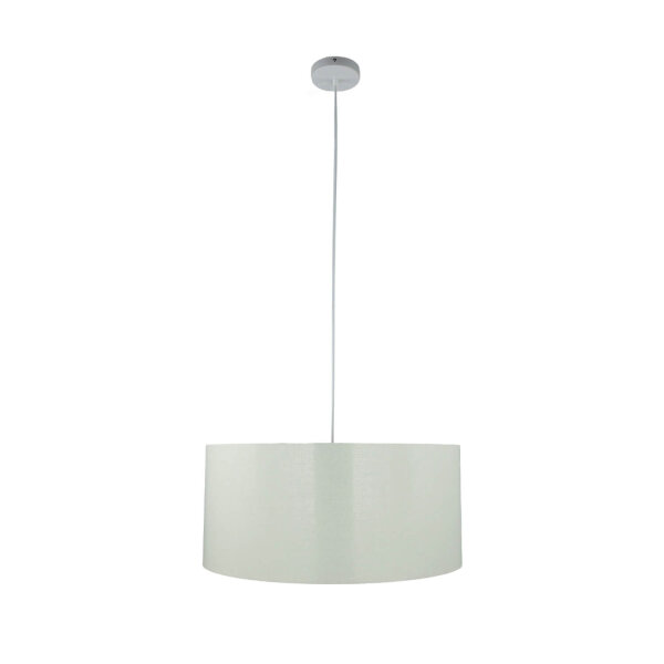 Hängeleuchte Schirm Creme Gold Retro rund Esstisch