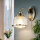 Wandlampe mit Schalter H: 24,5 cm in Messing antik E27