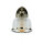 Wandlampe mit Schalter H: 24,5 cm in Messing antik E27