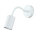 Wandlampe mit Schalter Weiß verstellbar Lesearm GU10