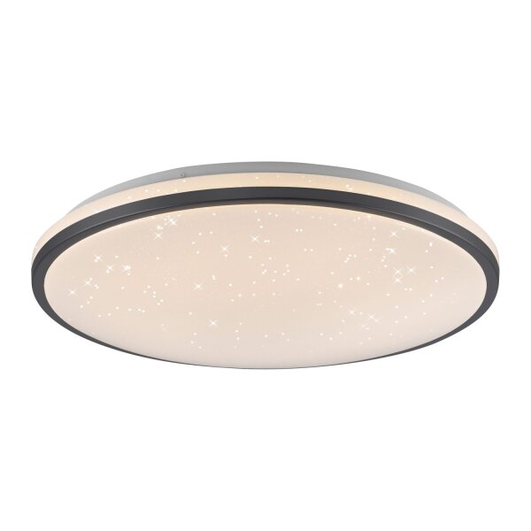 Romantische LED Deckenlampe Nachthimmel Schwarz dimmbar