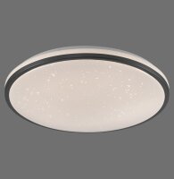 Romantische LED Deckenlampe Nachthimmel Schwarz dimmbar