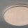 Romantische LED Deckenlampe Nachthimmel Silber dimmbar