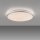 Romantische LED Deckenlampe Nachthimmel Silber dimmbar