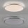 Romantische LED Deckenlampe Nachthimmel Silber dimmbar