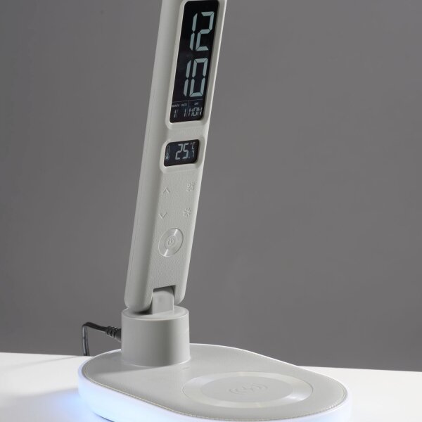 LED SchreibTischlampe Display Dimmer Ladefunktion 54 cm
