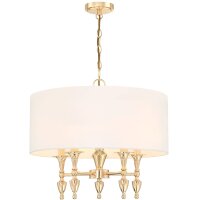 Pendelleuchte Stoff Metall E14 &Oslash; 55 cm H: max. 2...