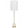 Tischlampe Stoff Metall Alabaster 77,5 cm hoch E27 ORISTA