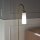 Stehleuchte Metall Glas E27 150 cm hoch in Messing Weiß