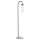 Stehlampe 150 cm Metall Glas E27 in Schwarz Weiß Messing