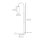 Stehlampe 150 cm Metall Glas E27 in Schwarz Weiß Messing