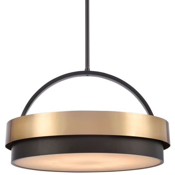 Hängelampe rund Ø 60 cm Metall Alabaster 6x E14 blendarm