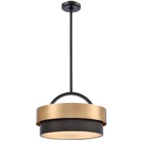 Pendelleuchte rund Ø 40 cm H: max. 133 cm Metall...
