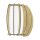 Applique en bois &eacute;rable E27 Abat-jour int&eacute;rieur en verre