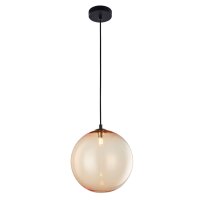 Pendelleuchte Rauchglas Kugel Ø 25cm H: max. 1,3m...