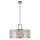 Pendelleuchte rund D: 55 cm 5x E27 Kristall Metall
