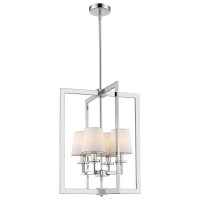 Pendelleuchte Stoff Metall E14 B: 43,5 cm H: max. 172 cm