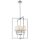 Pendelleuchte Stoff Metall E14 B: 43,5 cm H: max. 172 cm