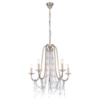 Kronleuchter Kristall Metall B: 68 cm H: max. 1,7 m 5x E14