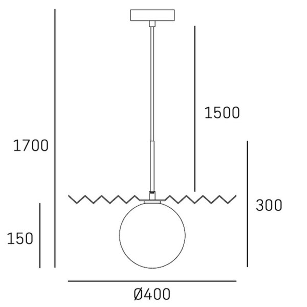 Pendelleuchte rund D: 40 cm Metall Glas G9 in Gold Weiß
