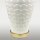 Beistelllampe Weiß Messing E27 Keramik Stoff 74 cm hoch