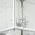 Hängelampe Chrom B: 28 cm H: max. 173 cm Metall Glas
