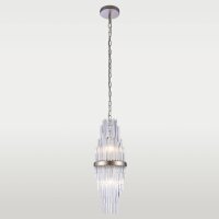 Hängelampe Glas Metall Ø 20 cm H: max. 133 cm...