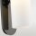 Wandlampe Metall Glas H: 26 cm klein Schwarz Weiß E27
