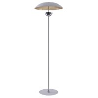 LED Stehleuchte 200 cm hoch in Chrom Weiß Gold...