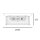 Deckenlampe rund D: 39,5 cm Chrom 3x E27 Metall Glas
