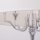 Hängelampe Metall Stoff rund Ø 60 cm Nickel Weiß E14