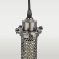 Hängelampe Schwarz D: 12 cm schmal Metall E14...