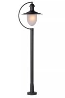 Wegeleuchte IP44 Metall Glas Schwarz 110 cm Garten