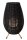 LED Akku Tischlampe dimmbar Schwarz IP44 36 cm Terrasse