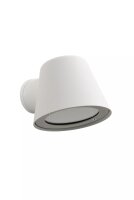 Außenwandleuchte Metall Weiß IP44 T:14,5 cm...