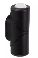 LED Wandstrahler Aluminium 2-flammig IP65 verstellbar