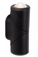 LED Wandstrahler Aluminium 2-flammig IP65 verstellbar