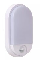 LED Wandleuchte mit Bewegungsmelder Weiß IP54 3000 K