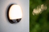 LED Wandleuchte mit Bewegungsmelder Ø21 cm IP54...