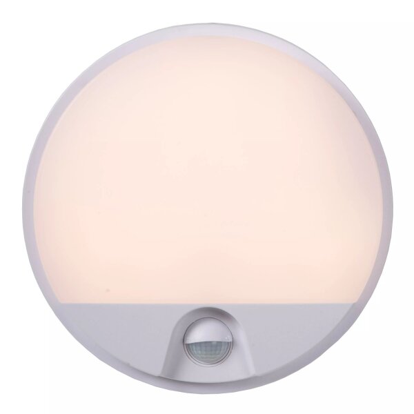 LED Wandlampe mit Bewegungsmelder Ø21 cm IP54 3000 K