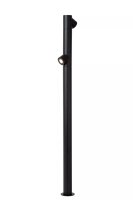 LED Stehlampe Aluminium Schwarz 100 cm IP65 3000 K